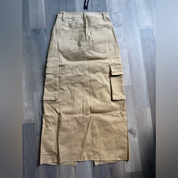 Steve Madden Tan Midi Skirt - Picture 6 of 7
